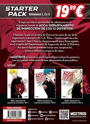 STARTER PACK ACCA, de ONO NATSUME | portada del libro