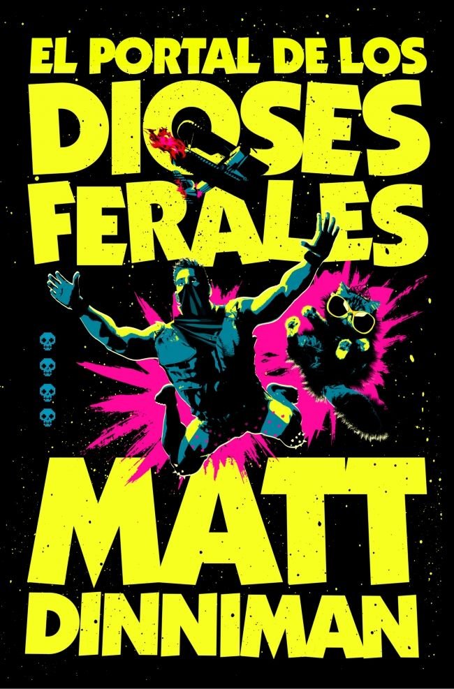 EL PORTAL DE LOS DIOSES FERALES (CARL EL MAZMORRERO 4), de MATT DINNIMAN | portada del libro