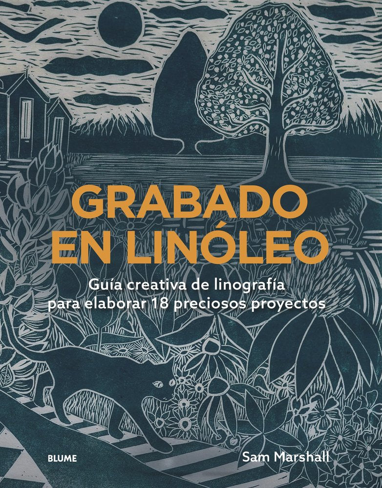 GRABADO EN LINÓLEO, de MARSHALL | portada del libro