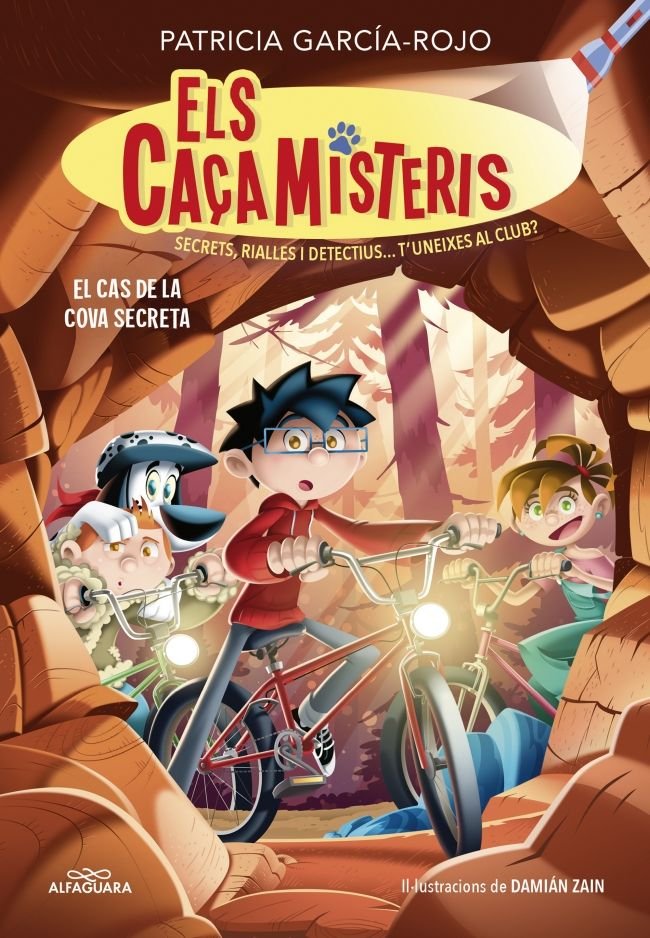ELS CAÇAMISTERIS 9 EL CAS DE LA COVA SECRETA, de PATRICIA GARCIA-ROJO | portada del libro