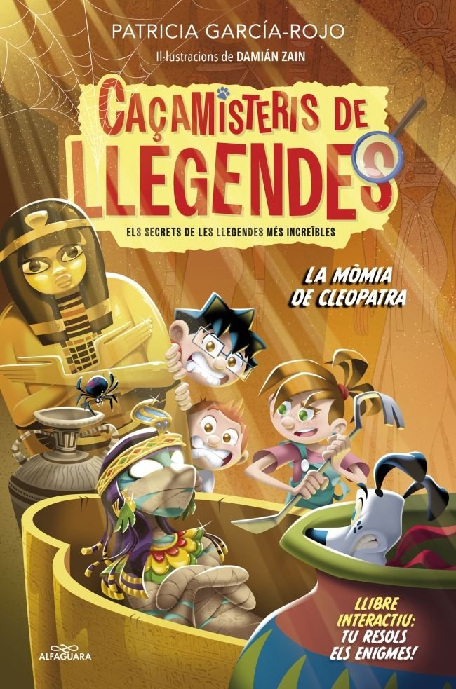 CAÇAMISTERIS DE LLEGENDES 2 LA MOMIA DE CLEOPATRA, de PATRICIA GARCIA-ROJO | portada del libro