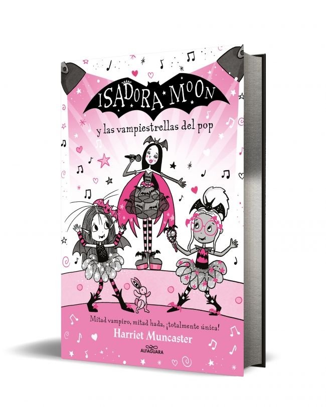 GRANDES HISTORIAS ISADORA MOON 8 ISADORA MOON Y LAS VAMPIESTRELLAS DEL POP, de Harriet Muncaster | portada del libro