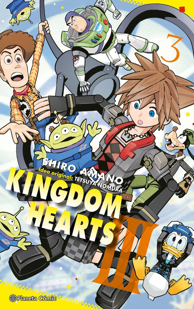 KINGDOM HEARTS III Nº 03, de AMANO, SHIRO | portada del libro