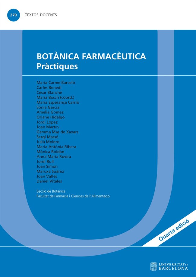 BOTANICA FARMACEUTICA, de VARIOS AUTORES | portada del libro