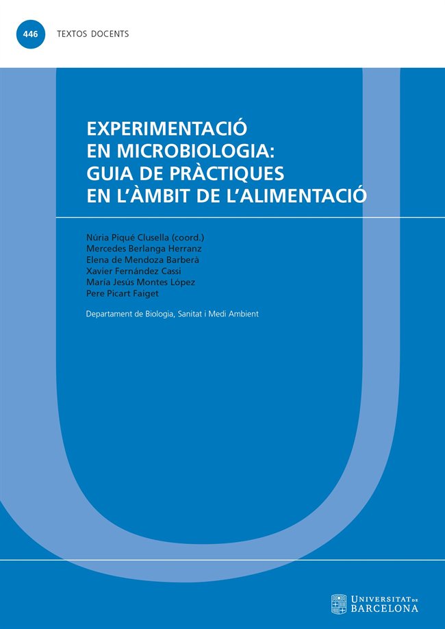 EXPERIMENTACIO EN MICROBIOLOGIA, de VARIOS AUTORES | portada del libro