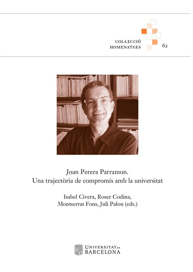 JOAN PERERA PARRAMON UNA TRAJECTORIA DE COMPROMIS AMB LA UN, de VARIOS AUTORES | portada del libro