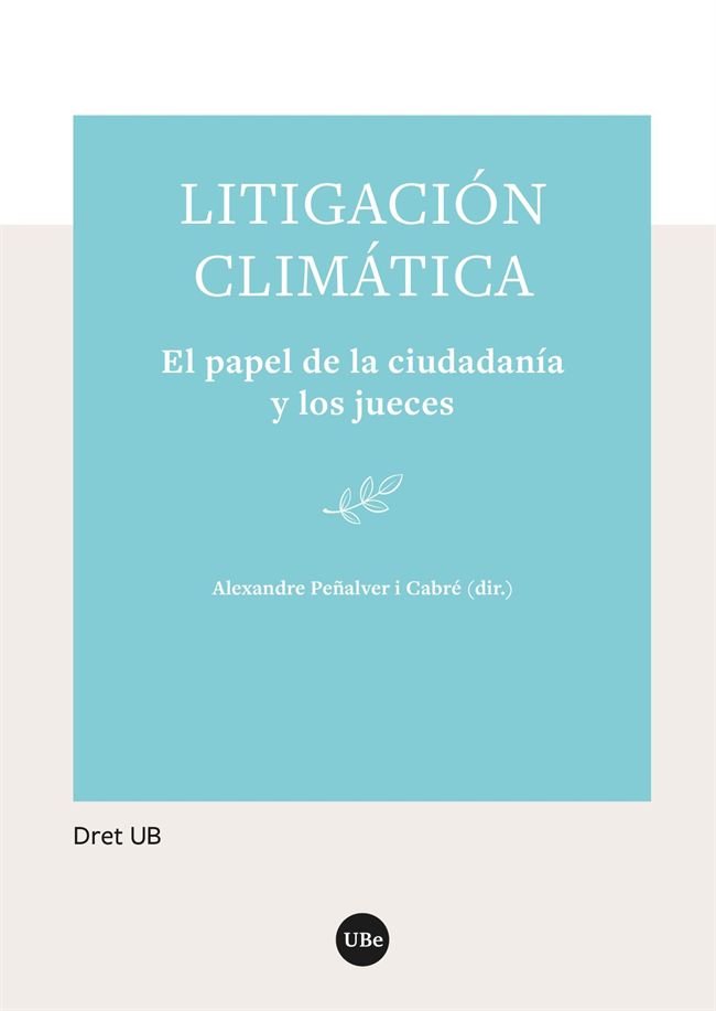 LITIGACION CLIMATICA, de AA.VV. | portada del libro