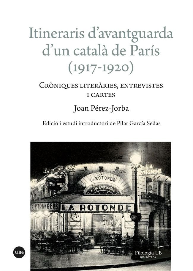 ITINERARIS D'AVANTGUARDA D'UN CATALA DE PARI, de PEREZ-JORBA, JOAN | portada del libro