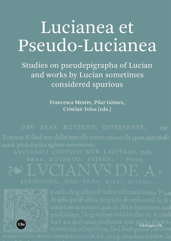 LUCIANEA ET PSEUDO-LUCIANEA, de AA.VV. | portada del libro