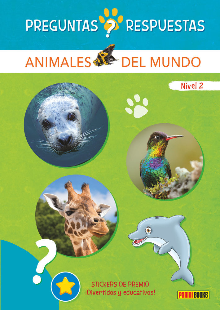 PREGUNTAS RESPUESTAS ANIMALES DEL MUNDO | portada del libro
