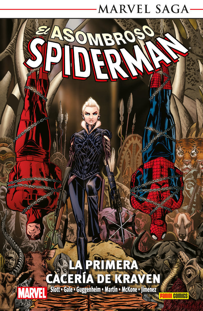 ASOM SPIDERMAN MSB 16 PRIMERA CACERIA KR, de MARC GUGGENHEIM | portada del libro