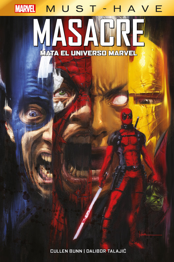 MST05 MASACRE MATA EL UNIVERSO MARVEL, de DALIBOR TALAJIC | portada del libro