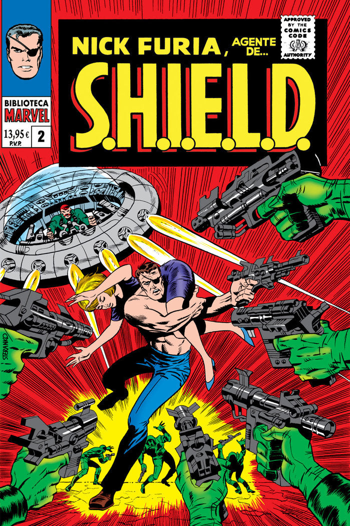 BIBM54 NICK FURIA AGENTE SHIELD2 1966-67, de JACK KIRBY | portada del libro
