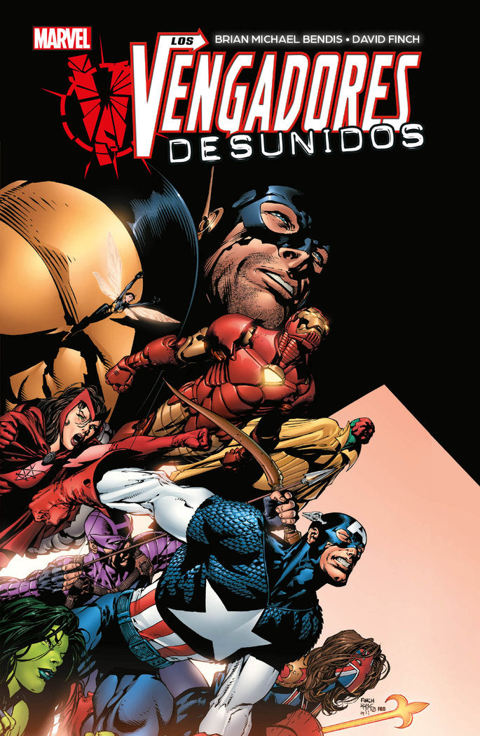 ME01 VENGADORES DESUNIDOS, de DAVID FINCH | portada del libro