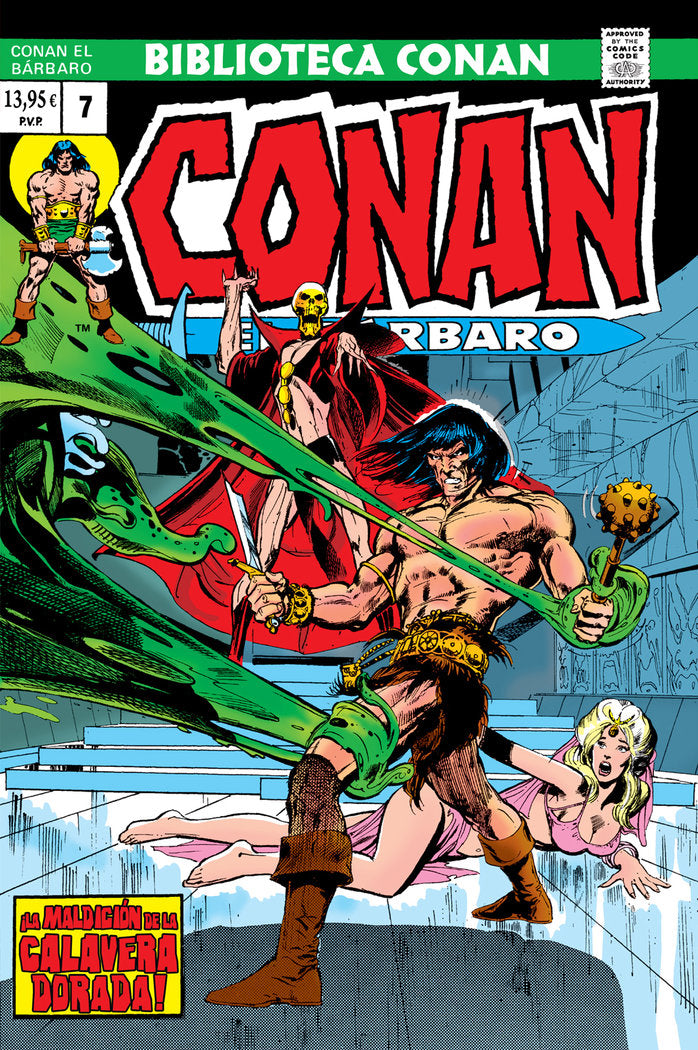 CONAN BARBARO V1 07 1974, de ROY THOMAS | portada del libro