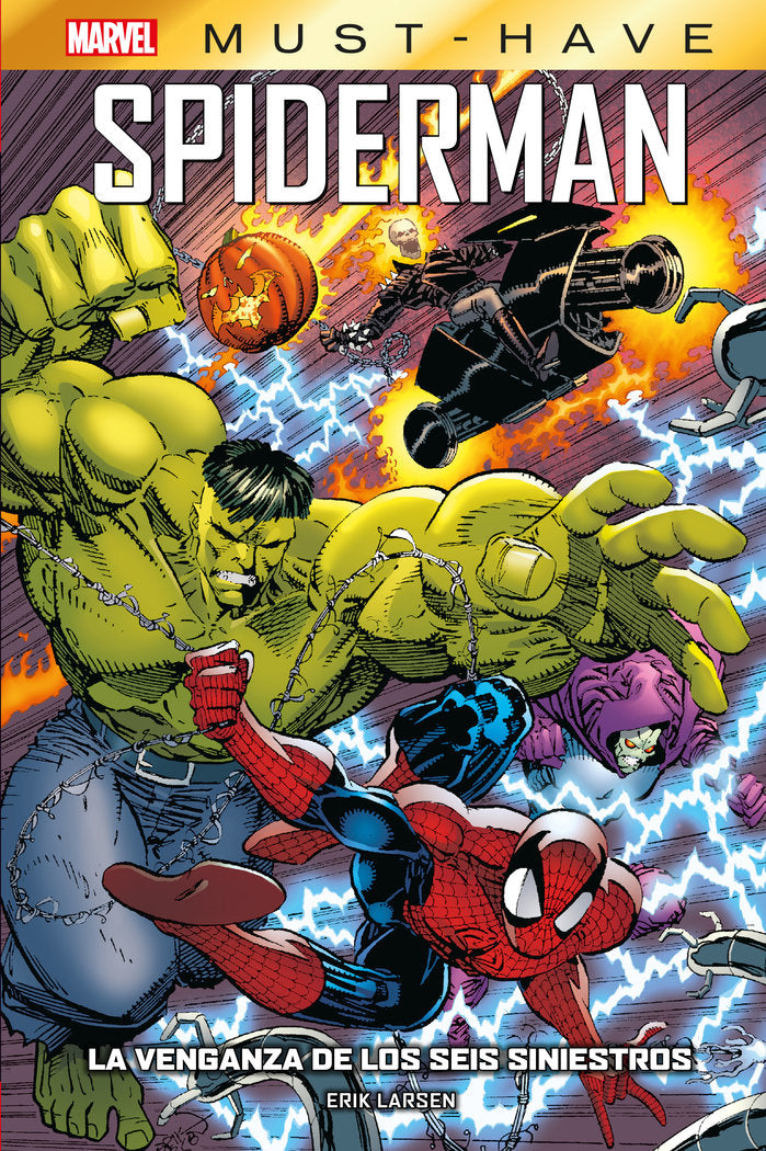 MST137 SPIDERMAN VENGANZA 6 SINIESTROS, de ERIK LARSEN | portada del libro