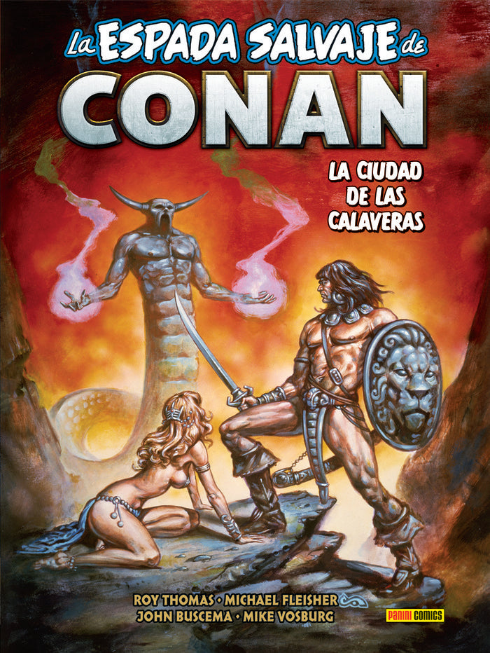 BIBLIOTECA CONAN: LA ESPADA SALVAJE DE CONAN 19, de ROY THOMAS | portada del libro