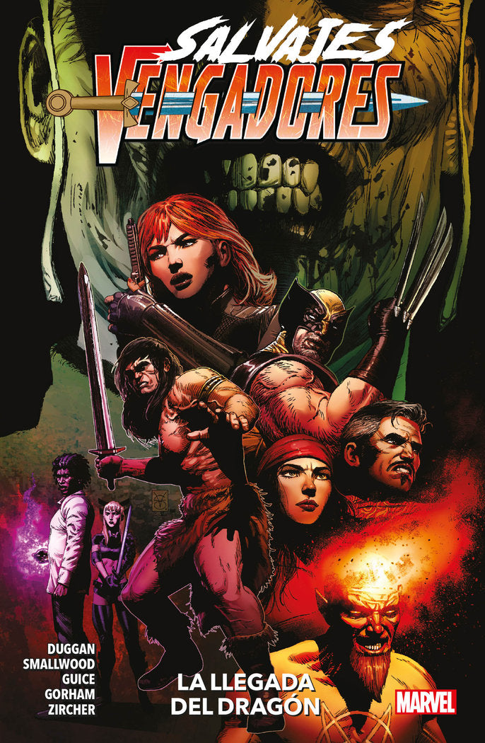 MARVEL PREMIERE SALVAJES VENGADORES 03 LA LLEGADA DEL DRAGON, de GREG SMALLWOOD | portada del libro