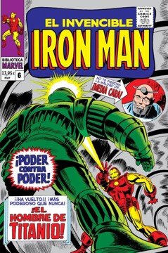 BIBM66 INVENCIBLE IRON MAN 6 1967-68, de STAN LEE | portada del libro