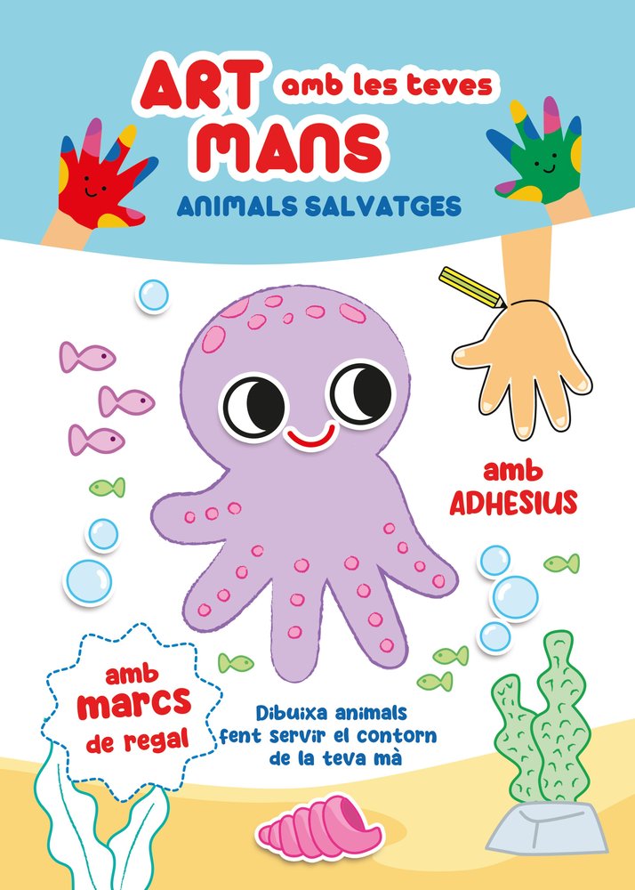 ART AMB LES TEVES MANS, ANIMALS SALVATGES | portada del libro