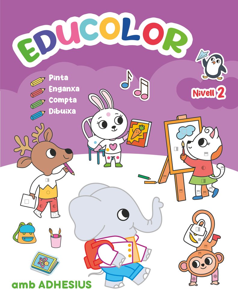 EDUCOLOR, NIVELL 2 | portada del libro