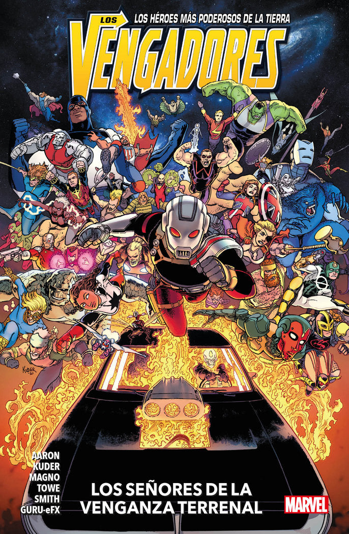 MP112 VENGADORES 12 SEÑORES VENGANZA TER, de JIM TOWE | portada del libro