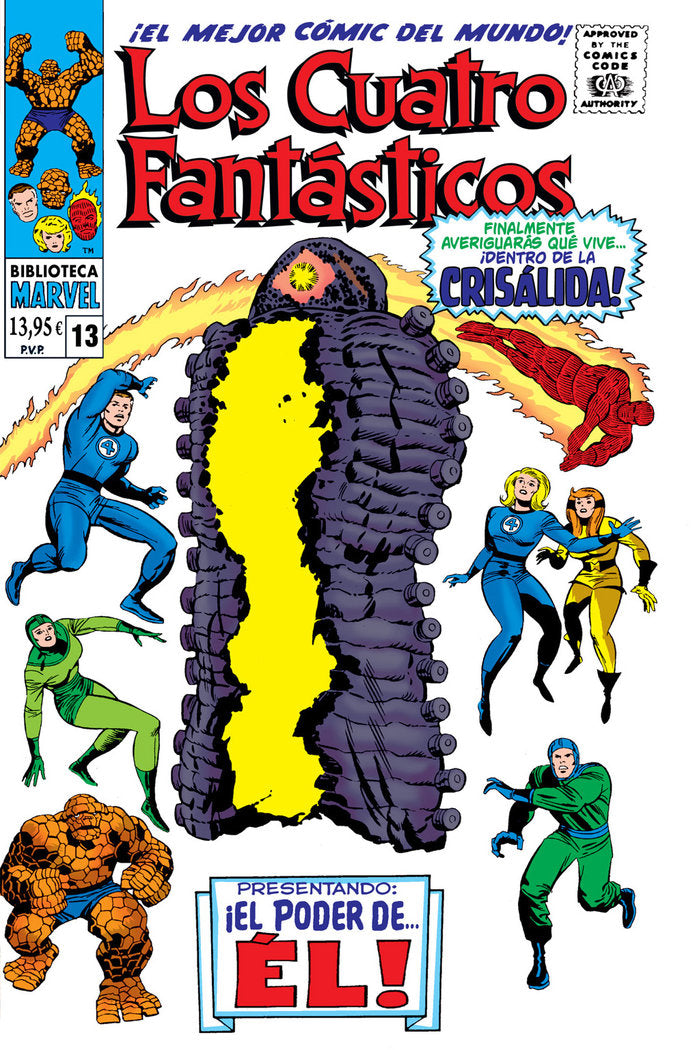 BIBM73 4 FANTASTICOS 13 1967, de JACK KIRBY | portada del libro