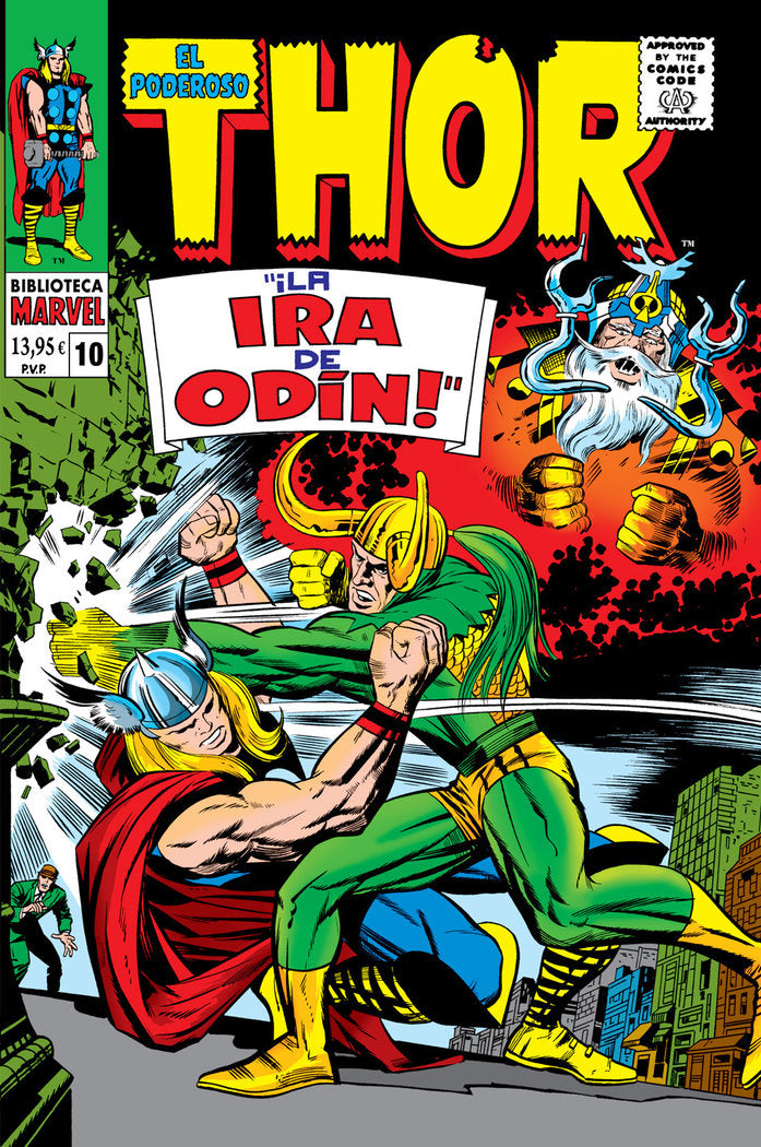 BIBLIOTECA MARVEL. EL PODEROSO THOR 10, de JACK KIRBY, STAN LEE | portada del libro