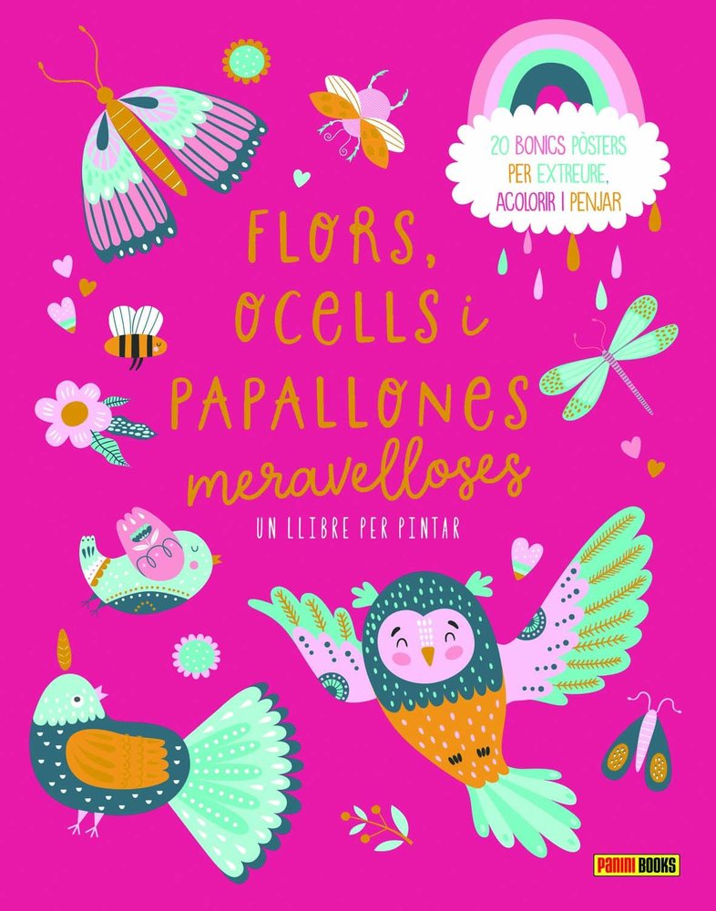 FLORS, OCELLS I PAPALLONES MERAVELLOSES | portada del libro