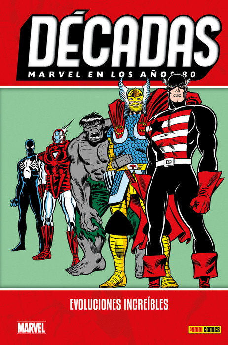 MARVEL EN LOS AÑOS 80 EVOLUCIONES INCREIBLES, de AAVV | portada del libro