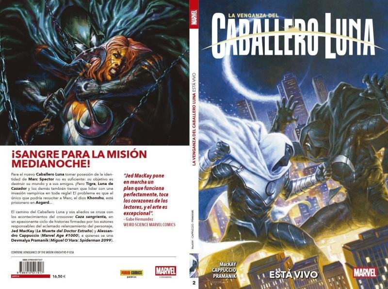 LA VENGANZA DEL CABALLERO LUNA 02: ESTA VIVO, de CAPPUCCIO, ALESSANDRO | portada del libro