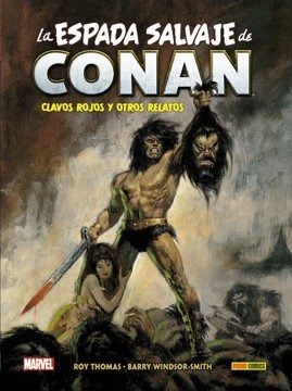 BIB CONAN V101 CLAVOS ROJOS OTROS RELATO, de ROY THOMAS | portada del libro