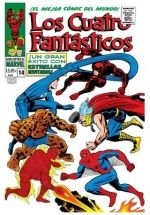 BIBLIOTECA MARVEL 83 LOS 4 FANTASTICOS 14, de JACK KIRBY | portada del libro