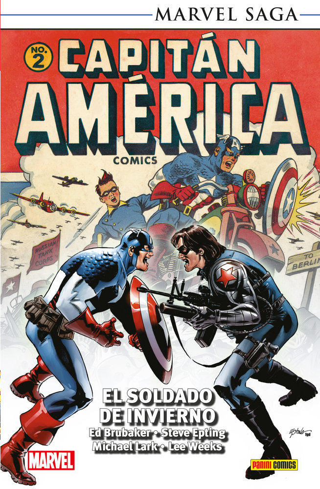 CAPITAN AMERICA 2 EL SOLDADO DE INVIERNO, de MICHAEL LARK | portada del libro