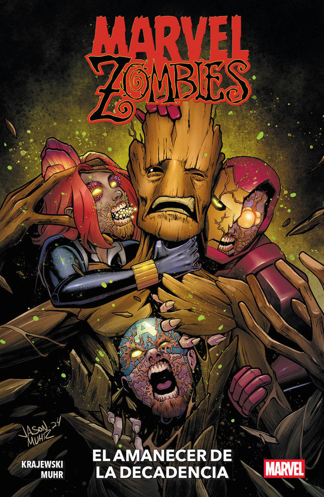 MARVEL ZOMBIES: EL AMANECER DE LA DECADENCIA, de KRAJEWSKI, THONAS | portada del libro