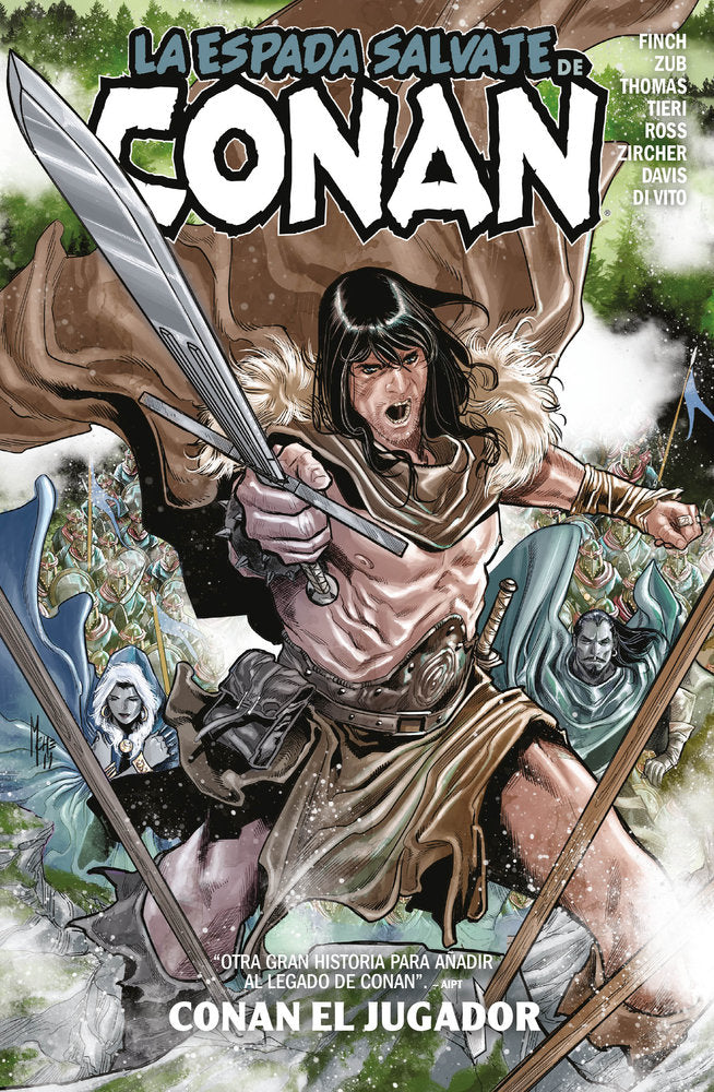 LA ESPADA SALVAJE DE CONAN 02: CONAN EL JUGADOR, de VVAA | portada del libro