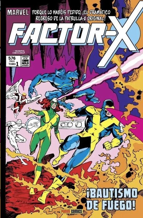 FACTOR-X, 1 (MARVEL GOLD) | portada del libro