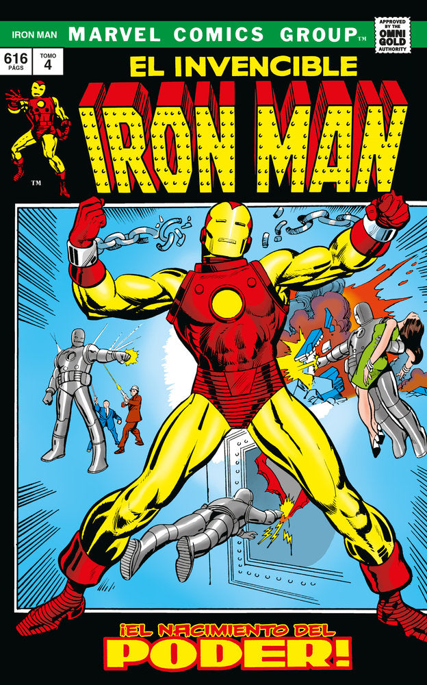 EL INVENCIBLE IRON MAN 04: ¡EL NACIMIENTO DEL PODER!, de VVAA | portada del libro