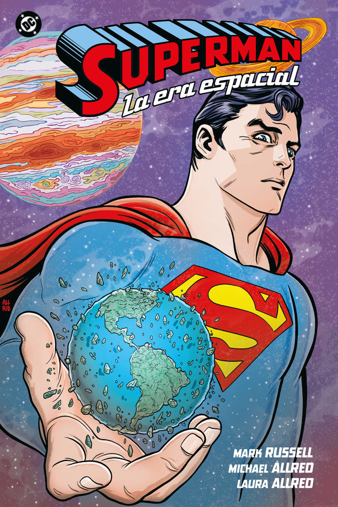 SUPERMAN: LA ERA ESPACIAL, de MARK RUSSEL, MIKE ALLRED, LAURA ALLFRED | portada del libro