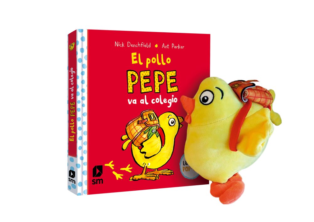 PACK EL POLLO PEPE VA AL COLEGIO CON MUÑECO, de PARKER, ANT | portada del libro