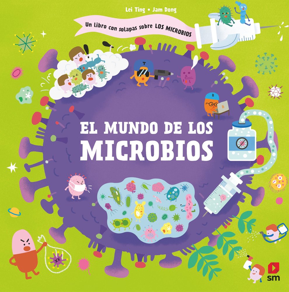 EL MUNDO DE LOS MICROBIOS, de LEI TING | portada del libro