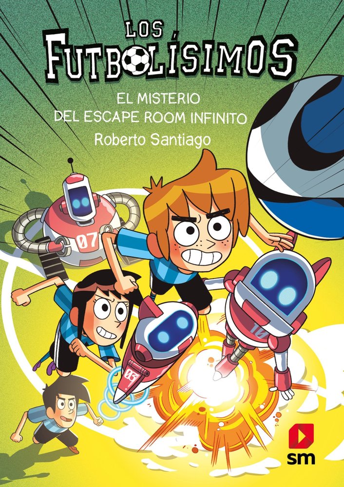 EL MISTERIO DEL ESCAPE ROOM INFINITO (FUTBOLISIMOS 28), de SANTIAGO, ROBERTO | portada del libro