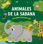 Animales de la sabana (un libro con pop-ups), de Varios autores | portada del libro