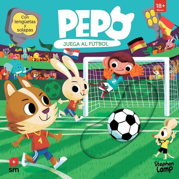 PEPO JUEGA AL FUTBOL, de LOMP, STEPHAN | portada del libro