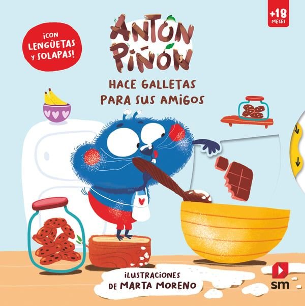 ANTON PIÑON HACE GALLETAS PARA SUS AMIGOS, de BALZARETTI, CARLA | portada del libro