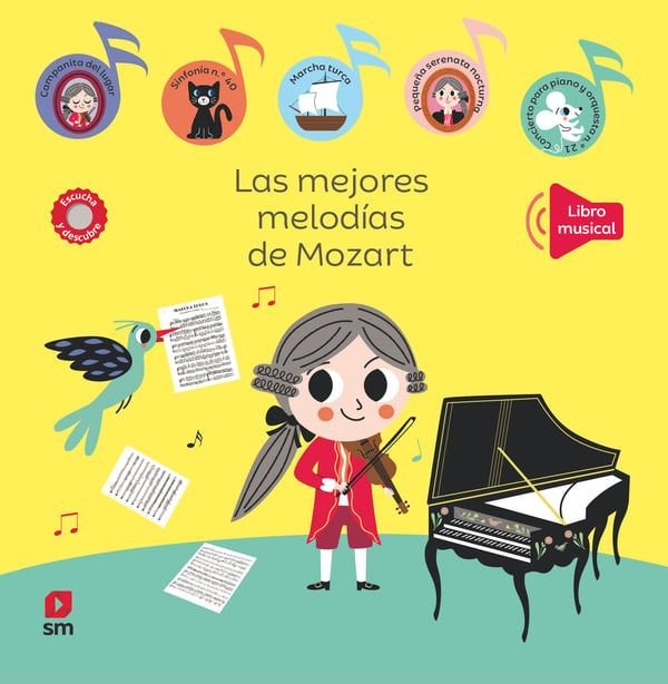LAS MEJORES MELODIAS DE MOZART, de VARIOS AUTORES, | portada del libro
