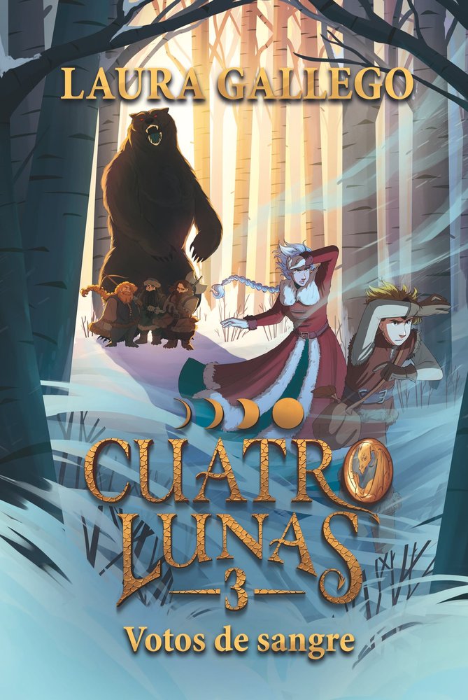 Cuatro lunas 3: Votos de sangre, de GALLEGO, LAURA | portada del libro