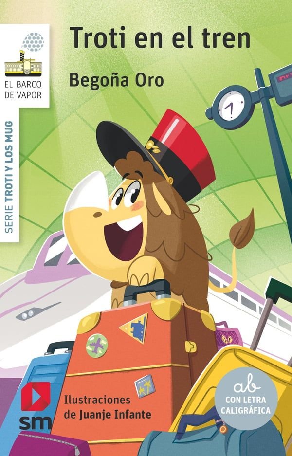 Troti en el tren, de ORO PRADERA, BEGOÑA | portada del libro