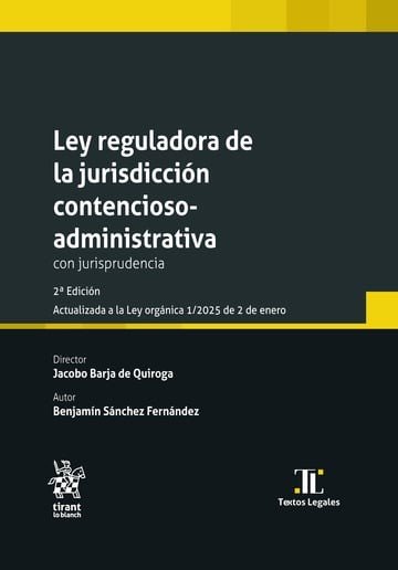 Ley reguladora de la jurisdiccion contenciosa administrativ, de Barja De Quiroga | portada del libro
