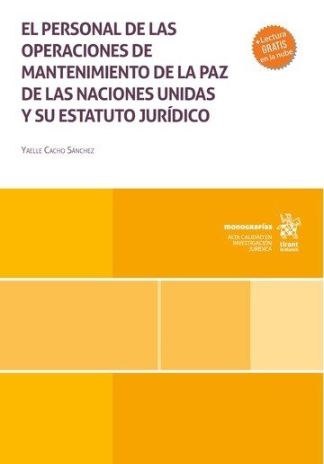 EL PERSONAL DE LAS OPERACIONES DE MANTENIMIENTO DE LA PAZ DE, de CACHO SANCHEZ | portada del libro